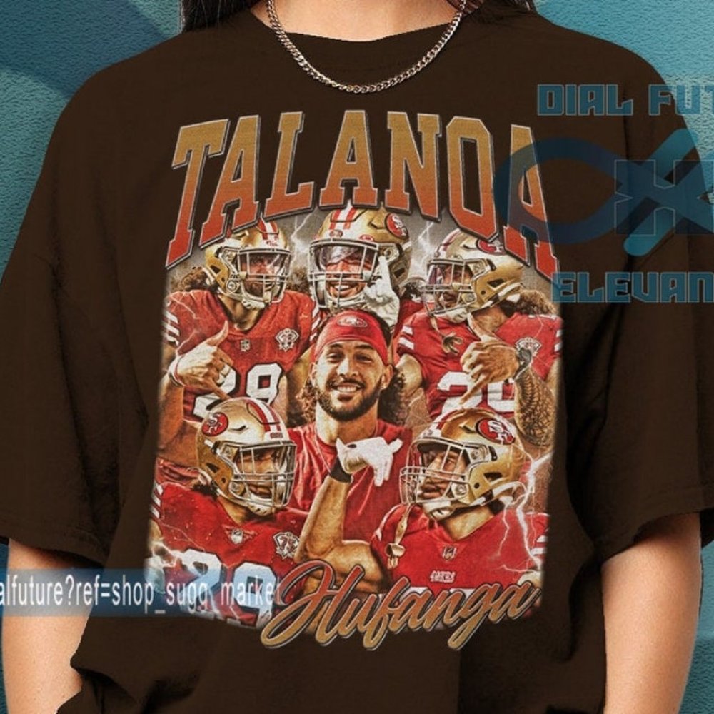 Talanoa Hufanga Shirt, Homage Retro Classic Graphic Tee, Bootleg Best Seller Uni